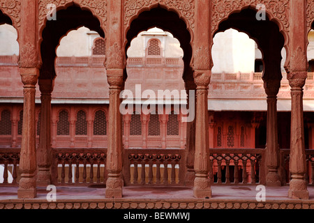 Junagarh Fort in Stadt Bikaner Rajasthan Zustand in indi Stockfoto