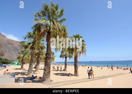 Playa de Las Teresitas, Kanarische Insel Teneriffa, Spanien Stockfoto