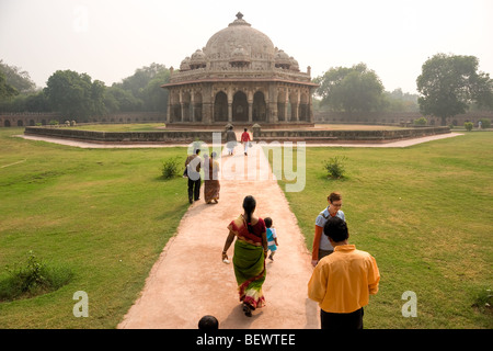 Menschen bei Humayun Grab, New Delhi, india Stockfoto