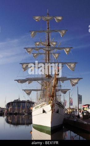 Das mexikanische Segelschiff Cuauhtémoc Stockfoto