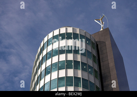 Modernes Bürogebäude, das Grüne Viertel, Cheetham Hill Road, Manchester, England, Großbritannien Stockfoto