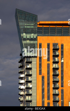 Luxus Apartments, Skyline Central, Rochdale Road, Ancoats, Manchester, UK Stockfoto