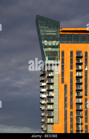 Luxus Apartments, Skyline Central, Rochdale Road, Ancoats, Manchester, UK Stockfoto