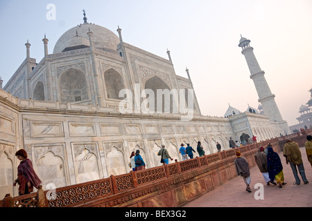 Leben rund um Agra und das Taj Mahal, Uttar Pradesh, Indien. Stockfoto