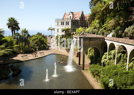 Ein Blick in die Monte Palace Gärten, Monte, Funchal, Madeira Stockfoto