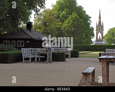Hyde Park und das Albert Memorial, London Stockfoto