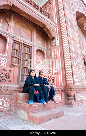 Leben rund um Agra und das Taj Mahal, Uttar Pradesh, Indien. Stockfoto