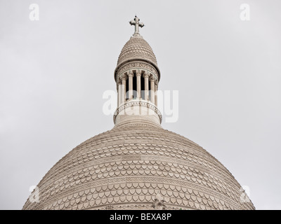 Main Dome Ontop Basilique du Sacré-Cœur Paris Frankreich Stockfoto