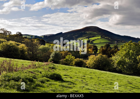 Bild über die Usk Valley House entnommen Mauren auf der B4560 Brecon Beacons National Park, Mid Wales Stockfoto