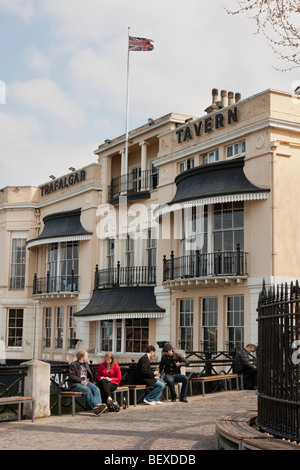 Trafalgar Taverne in Greenwich, London UK. Stockfoto