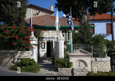 Rathaus in Lefkara Gemeinde Pano Lefkara Republik Zypern Europa Stockfoto