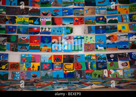 Efren Gonzalez Kunstatelier, Ajijic, Lake Chapala, Jalisco, Mexiko Stockfoto