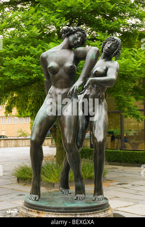 Statue auf dem Götapladsen Platz in Mitteleuropa Göteborg Schweden Stockfoto