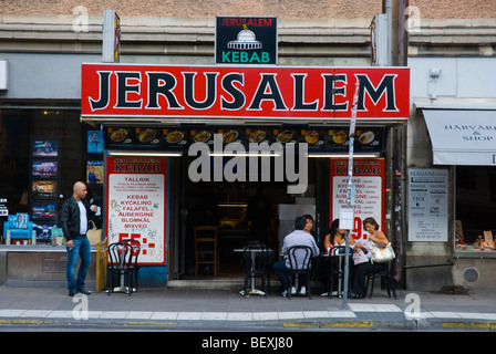 Jerusalem Kebab Shop in Södermalm Bezirk Stockholm Schweden Europa Stockfoto