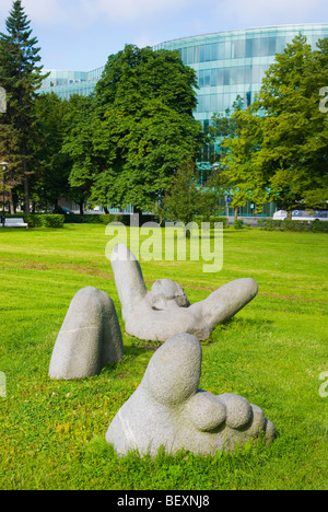 Puhkaja Statue Toompark Park in Mitteleuropa Tallinn Estland Stockfoto