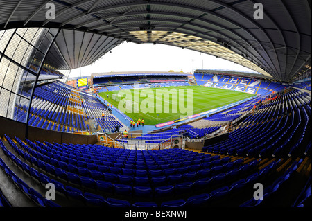 St Andrews Stadion, Heimat des Birmingham City Football Club Innenansicht Stockfoto