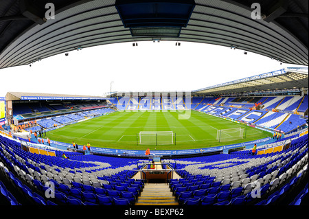 St Andrews Stadion, Heimat des Birmingham City Football Club Innenansicht Stockfoto