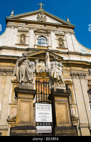 Kathedrale von Peter und Paul entlang Grodzka-Straße in Krakau Polen Europa Stockfoto