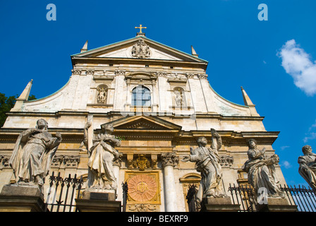 Kathedrale von Peter und Paul entlang Grodzka-Straße in Krakau Polen Europa Stockfoto