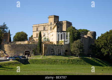 Schloss von Lourmarin Provence Frankreich Stockfoto