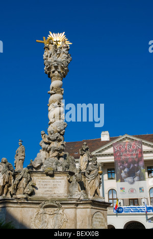 Fö ter dem Hauptplatz in Sopron Ungarn Europa Stockfoto