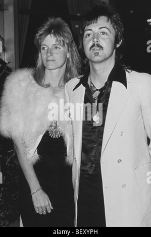 Paul mccartney und Linda Eastman Stockfoto