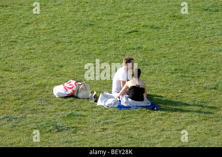 Park-Szene Stockfoto