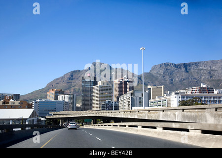 Ansatz nach Cape Town City Stockfoto