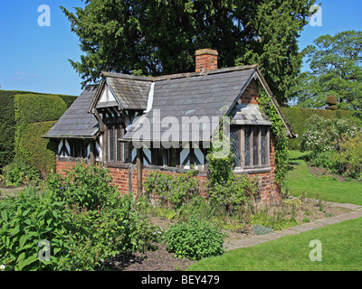 Der Tee Cottage Arley Hall und Gärten Arley Northwich Cheshire England Stockfoto