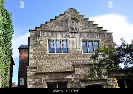 Die alte Spitze Fabrik, High Street, Olney, Buckinghamshire, England, Vereinigtes Königreich Stockfoto