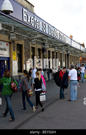 Exeter Str. Davids Railway Station, Exeter, Devon, UK. Stockfoto