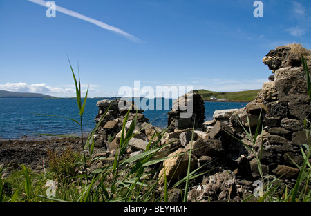 Blick aus der Bucht Ufer von Loch im Stein auf Skye, Schottland Stockfoto