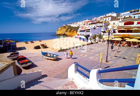 Portugal, Algarve: Strand von Carvoeiro Stockfoto