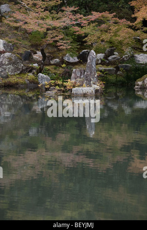 Sogenchi Gärten und den Tempel von Tenryu-Ji, Kyoto, Japan, Samstag, 24. Oktober 2009. Stockfoto