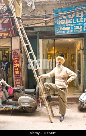 Straßenleben in Amritsar, Punjab, Indien. Stockfoto