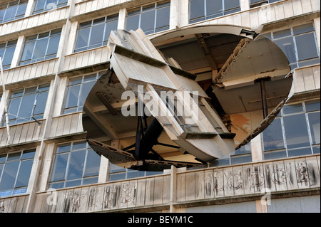 Drehen den Ort über Skulptur Kunst von Richard Wilson Stockfoto