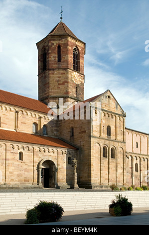 die Kirche der Heiligen Peter und Paul in Rosheim - Elsass - Frankreich Stockfoto