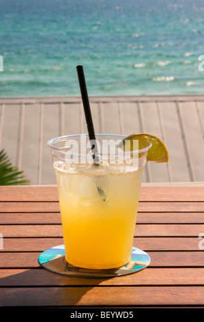 Margarita am Meer Stockfoto