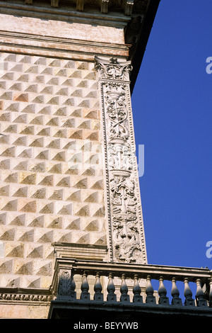 Italien, Emilia Romagna, Ferrara, Palazzo dei Diamanti Stockfoto