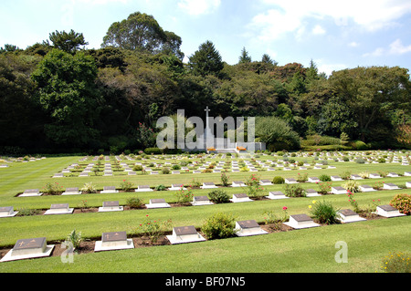 Yokohama Soldatenfriedhof für ausländische Soldaten, die während des zweiten Weltkriegs, Yokohama, Japan Stockfoto