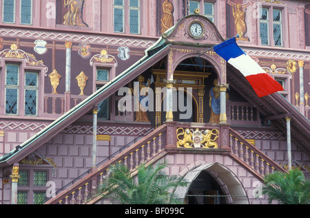 Rathaus, Renaissance, Hotel de Ville, Mülhausen, Elsass, Frankreich Stockfoto