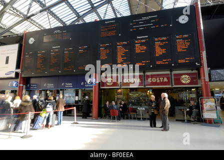 Liverpool Lime Street Hauptstrecke Bahnhof UK Stockfoto