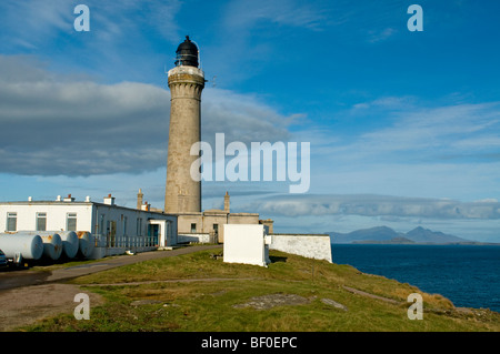 Die schottische Westküste Leuchtturm an Ardnamurchan Punkt. Stockfoto