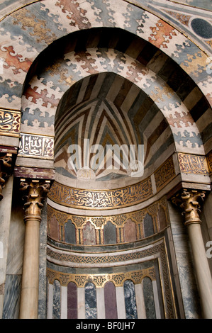 Cairo Ägypten Sultan Hassan Moschee muslimische Islam Arabische Stockfoto