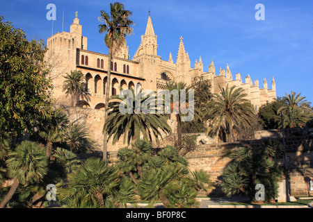 Kathedrale La Seu, Palma de Mallorca, Balearen, Spanien Stockfoto