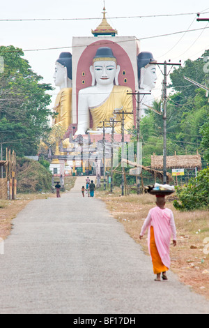 Kyaik Wortspiel Paya, Bago, Myanmar. Stockfoto