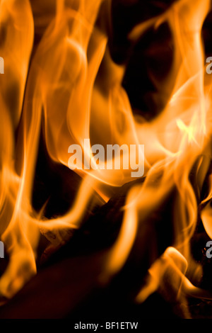 Flammen Stockfoto