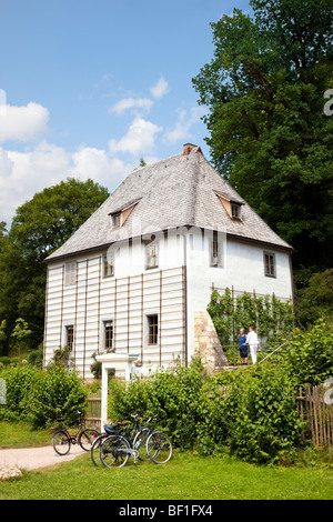 Weimar Deutschland Europa - Goethes Gartenhaus Stockfoto