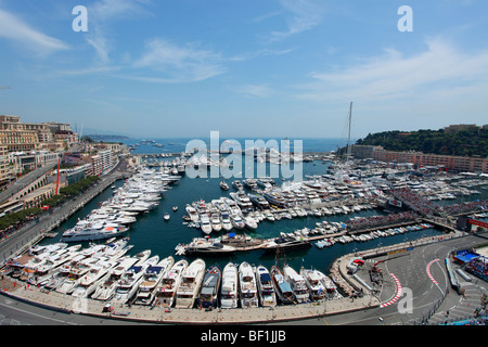 Der Monaco-marina Stockfoto