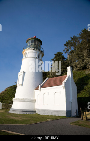 Heceta Head Lighthouse - Küste von Oregon Stockfoto